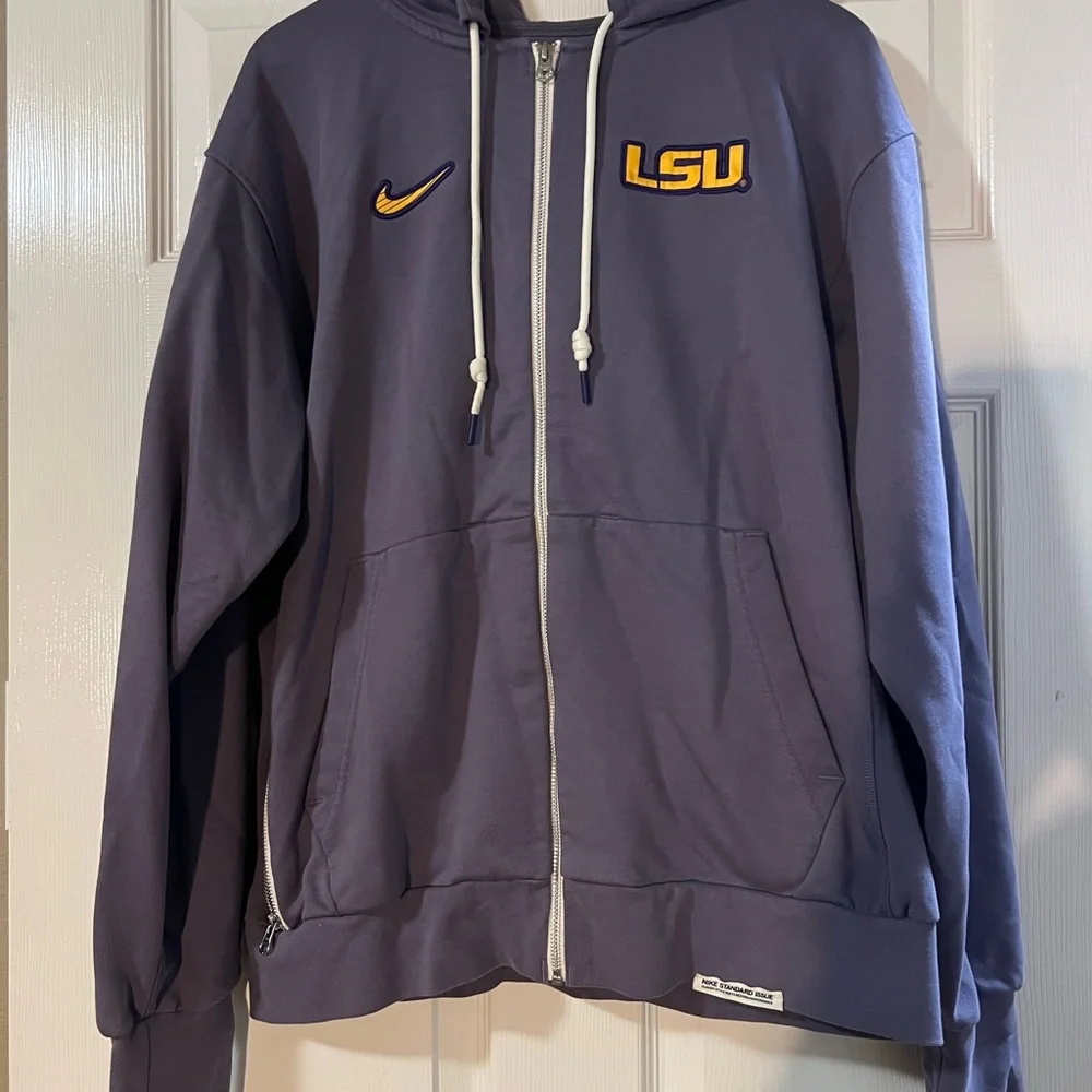 Nike Purple and Yellow LSU Hoodie - Picture 1 of 4